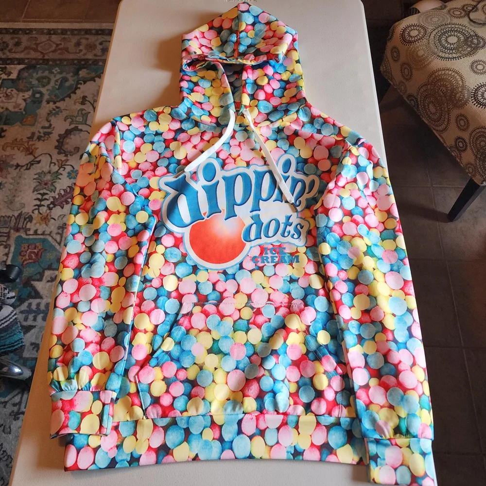 Dippin' Dots Colorful Hoodie - Picture 1 of 10